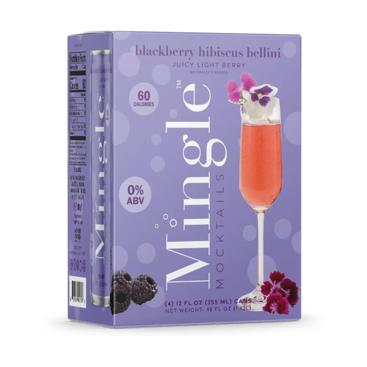 Mingle Mocktails Bellini Blkbry Hibiscus