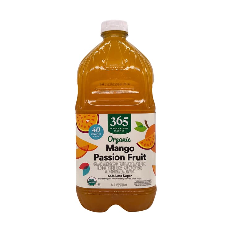 365 By Whole Foods Market Organic Mango Passionfruit Reduced Sugar Juice