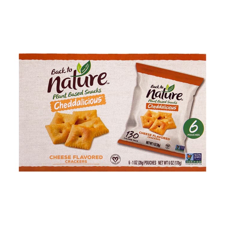 Back To Nature Cheddalicious Grab And Go Cracker