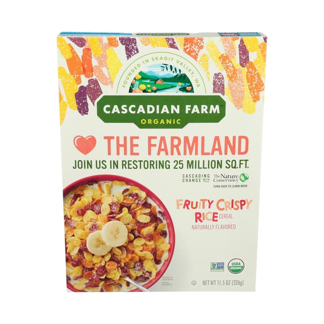 Is it Dairy Free? Cascadian Farm Organic Fruity Crispy Rice Cereal