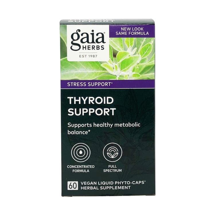 Gaia Herbs Thyroid Supper, 60 Vegan Liquid Phyto-Caps