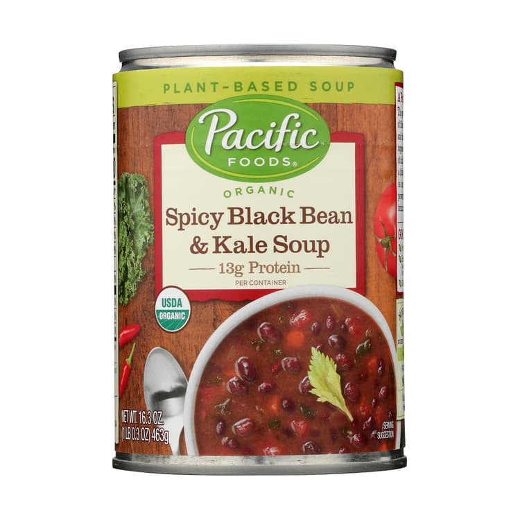 Pacific Foods Organic Spicy Black Bean & Kale Soup