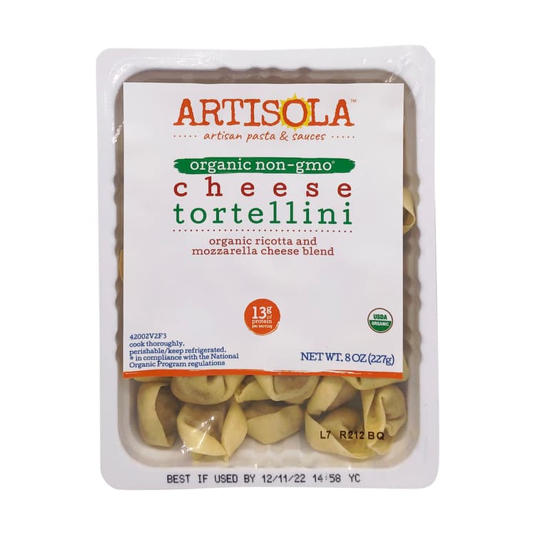 Artisola Organic Cheese Tortellini
