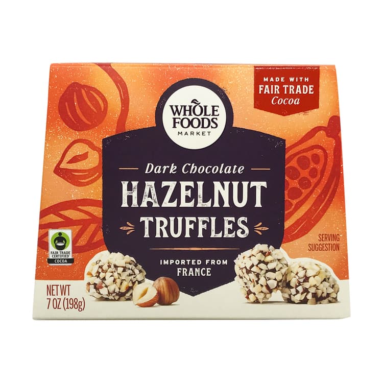 Whole Foods Market Dark Chocolate Hazelnut Truffles