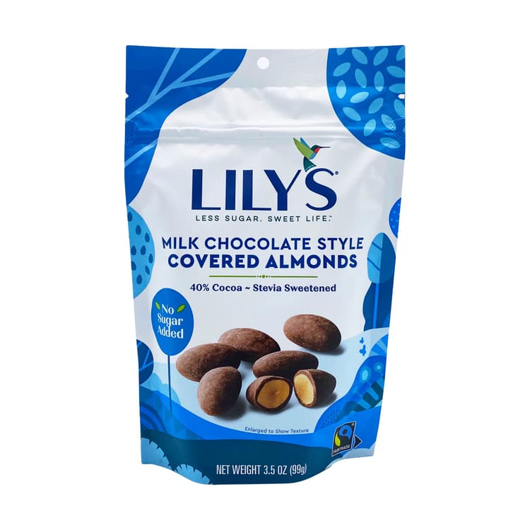 Lillys Sweets Milk Chocolate Style Covered Almonds