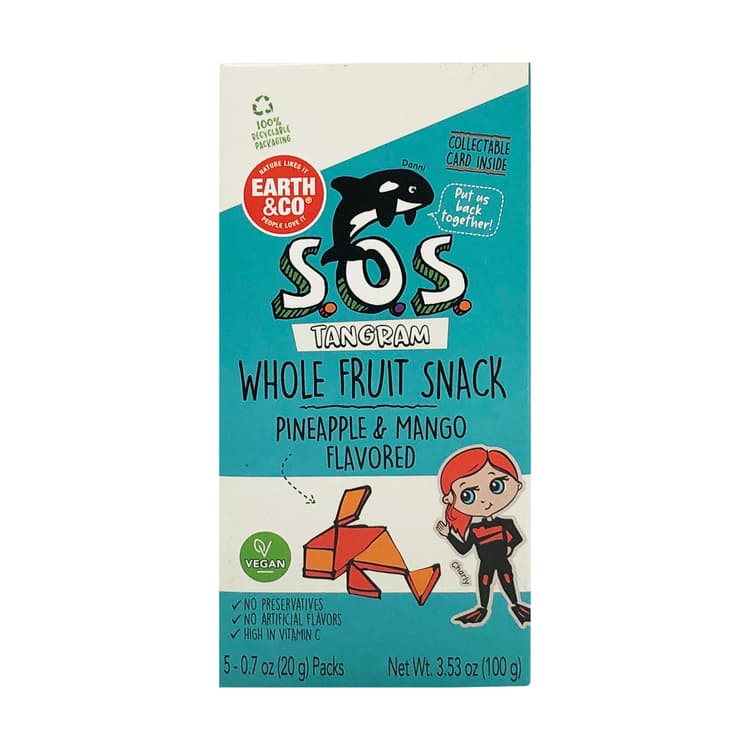 S.O.S Pineapple & Mango Fruit Snack Tangram Puzzle