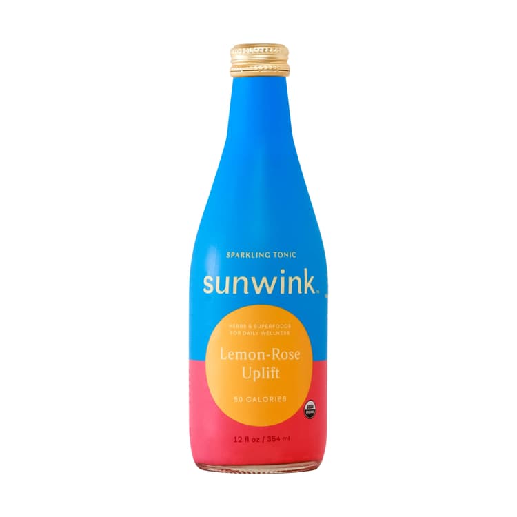 Sunwink Organic Sparkling Tonic - Lemon Rose Uplift