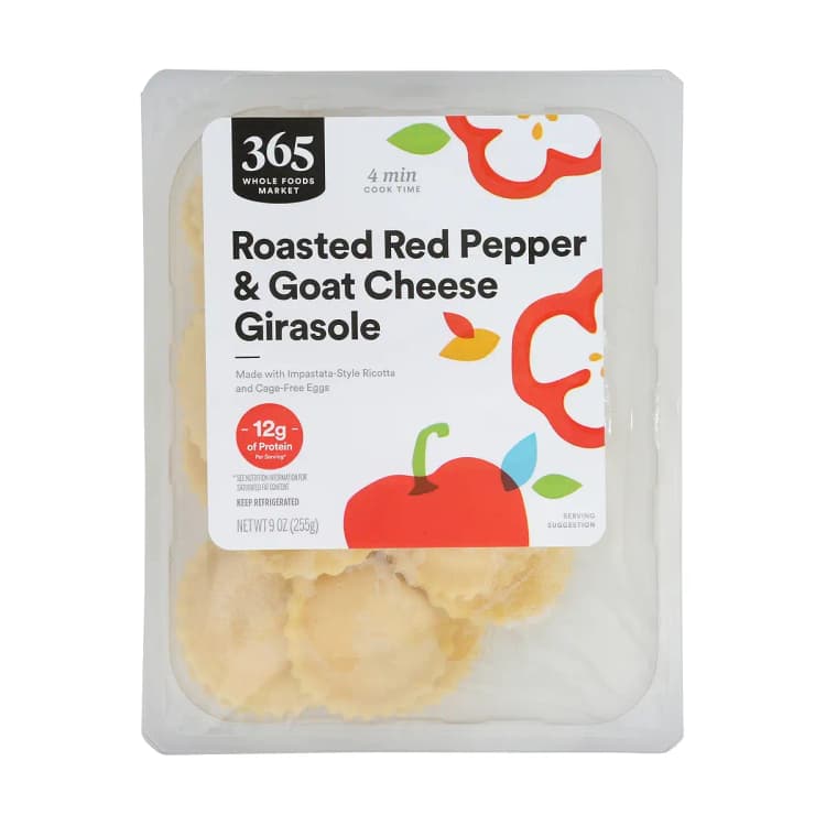 365 By Whole Foods Market Roasted Red Pepper And Goat Cheese Girasole