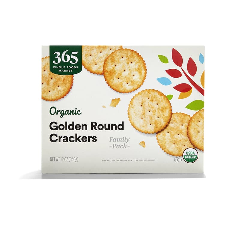 365 Whole Foods Market Organic Golden Round Crackers