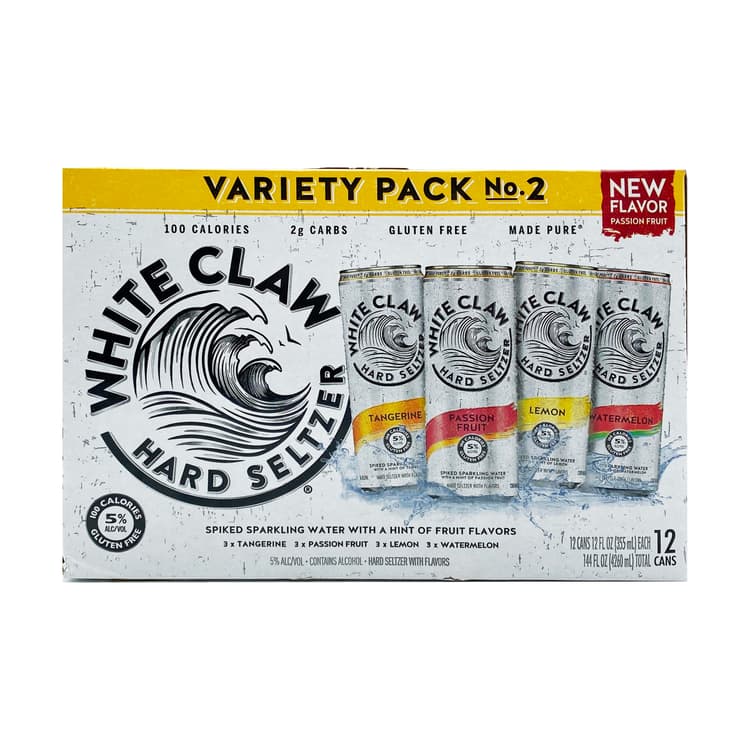 White Claw Variety Pack No 2 Hard Seltzers