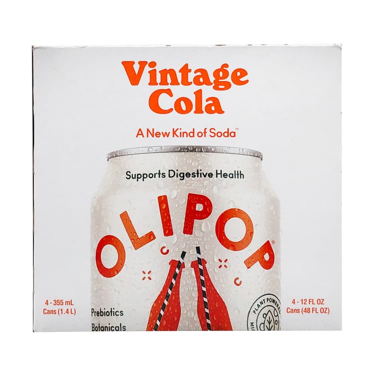 Olipop Vintage Cola Prebiotic Soda