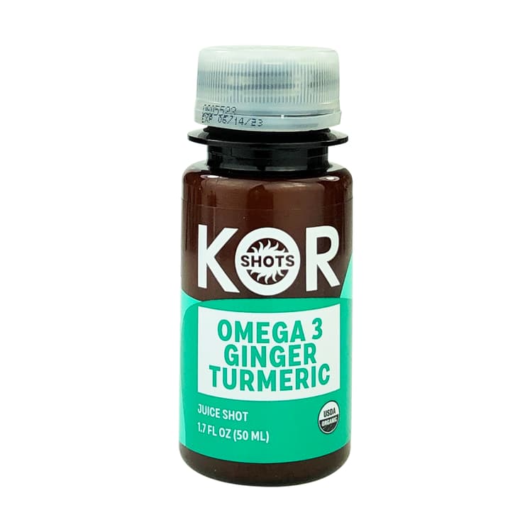 Kor Shots Omega 3 Ginger Turmeric Shot Sgl