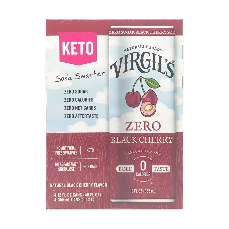 Virgil'S Zero Sugar Black Cherry Soda