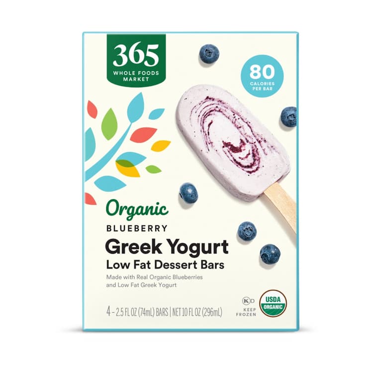365 By Whole Foods Market Organic Blueberry Greek Yogurt Low Fat Dessert Bars