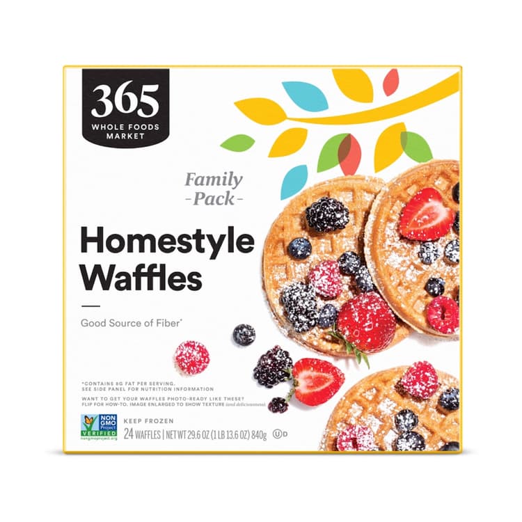 365 Whole Foods Market Homestyle Waffles Family
