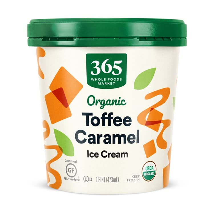 365 By Whole Foods Market Organic Toffee Caramel Ice Cream