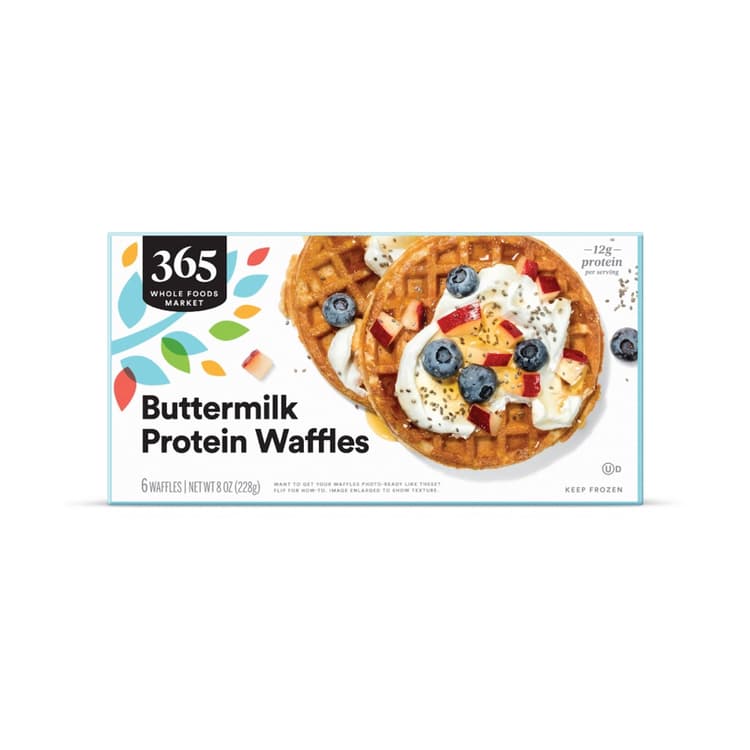 365 By Whole Foods Market Buttermilk Protein Waffles