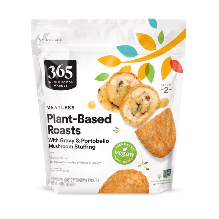 365 By Whole Foods Market Plant Based Roasts With Gracy & Mushroom Stuffing