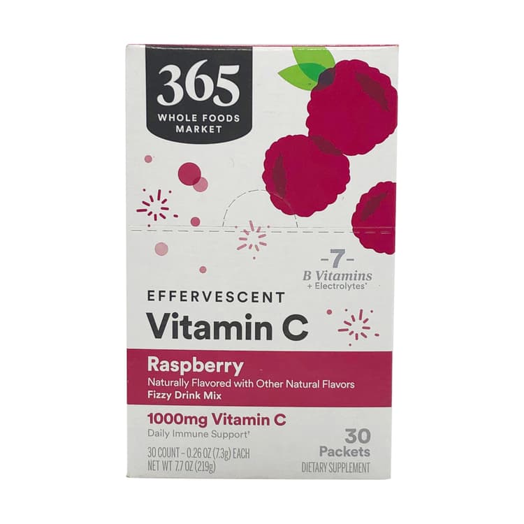 365 By Whole Foods Market Raspberry Effervescent C Powder