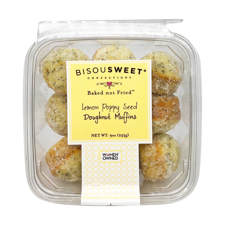 Bisousweet Lemon Poppy Seed Doughnut Muffins