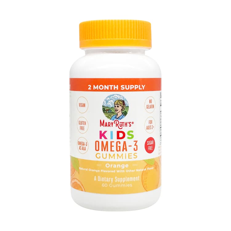 Mary Ruth'S Kids Vegan Omega 3 Gummies, 60 Gummies