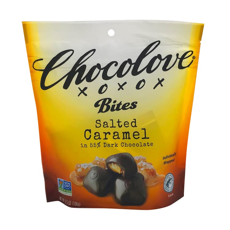 Chocolove Salted Caramel Bites In Dark Chocolate