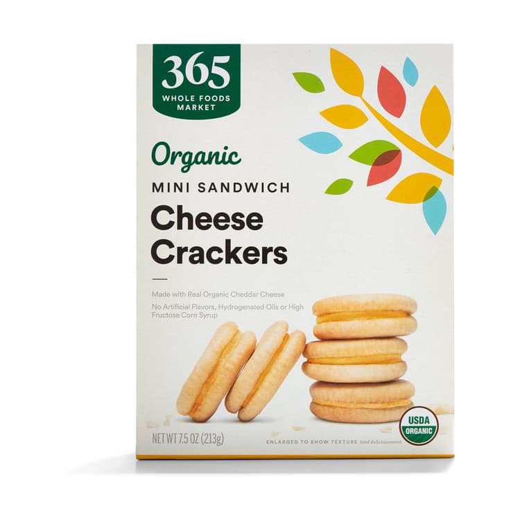 365 By Whole Foods Market Organic Mini Cheese Sandwich Crackers