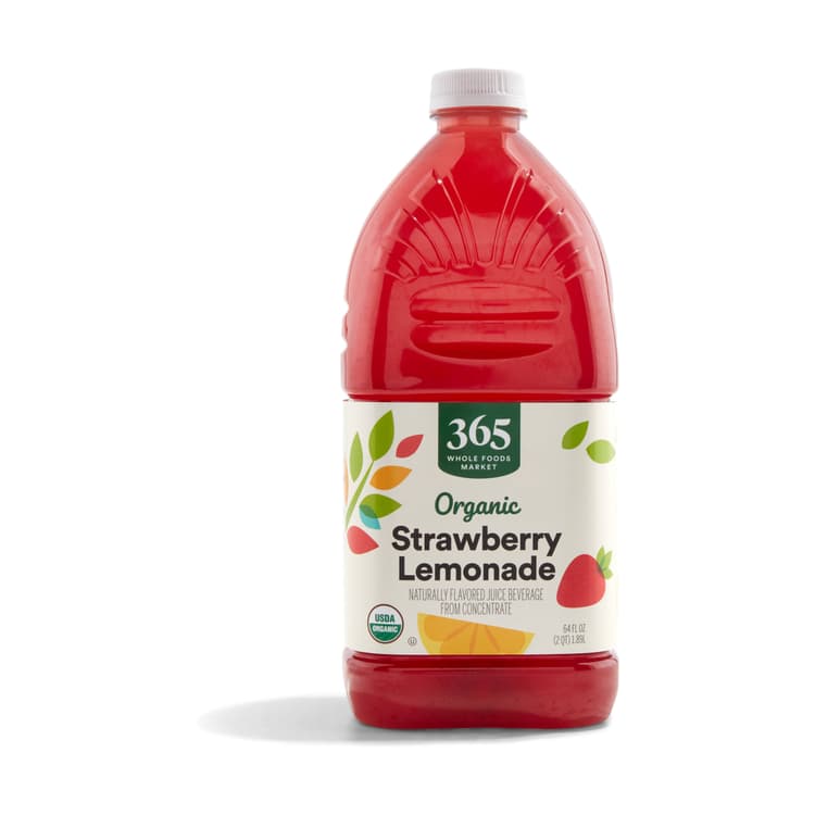 365 By Whole Foods Market Organic Shelf-Stable Lemonade, Strawberry