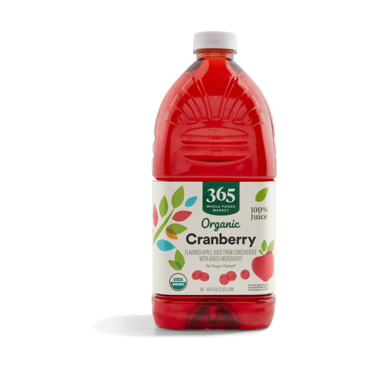365 By Whole Foods Market Organic Shelf-Stable Juice, Cranberry