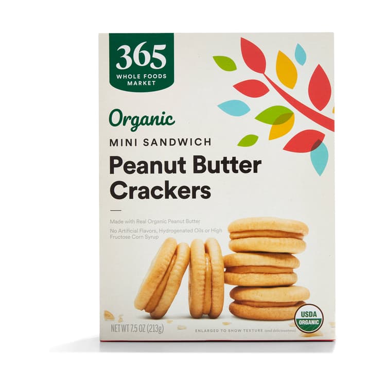 365 By Whole Foods Market Organic Peanut Butter Mini Sandwich Crackers