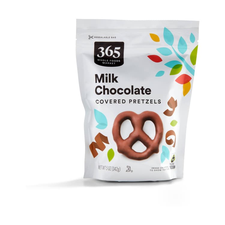 365 By Whole Foods Market Covered Pretzels, Milk Chocolate