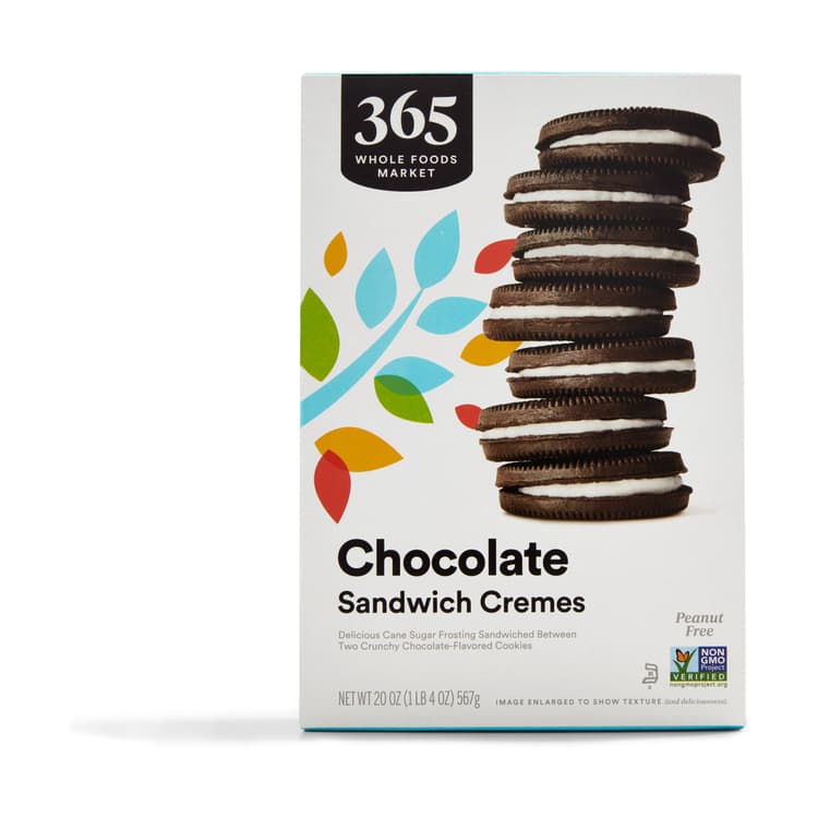 365 By Whole Foods Market Cookies, Chocolate Sandwich Cremes