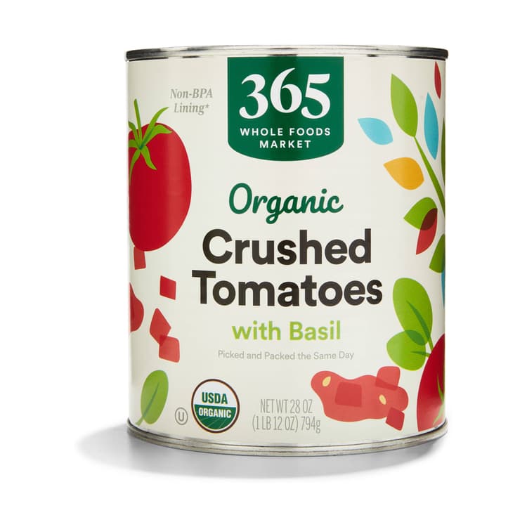 365 By Whole Foods Market Organic Shelf-Stable Tomatoes Crushed (With Basil)