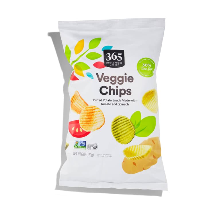 365 By Whole Foods Market Veggie Chips (Seasoned Blend Of Potato, Tomato & Spinach)