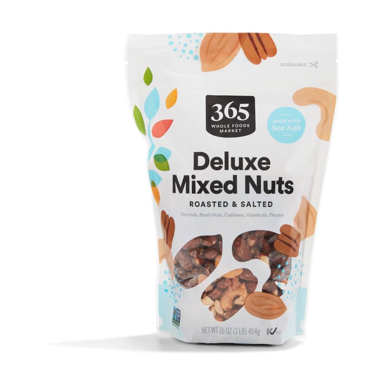 365 By Whole Foods Market Roasted & Salted Mixed Nuts (Deluxe)
