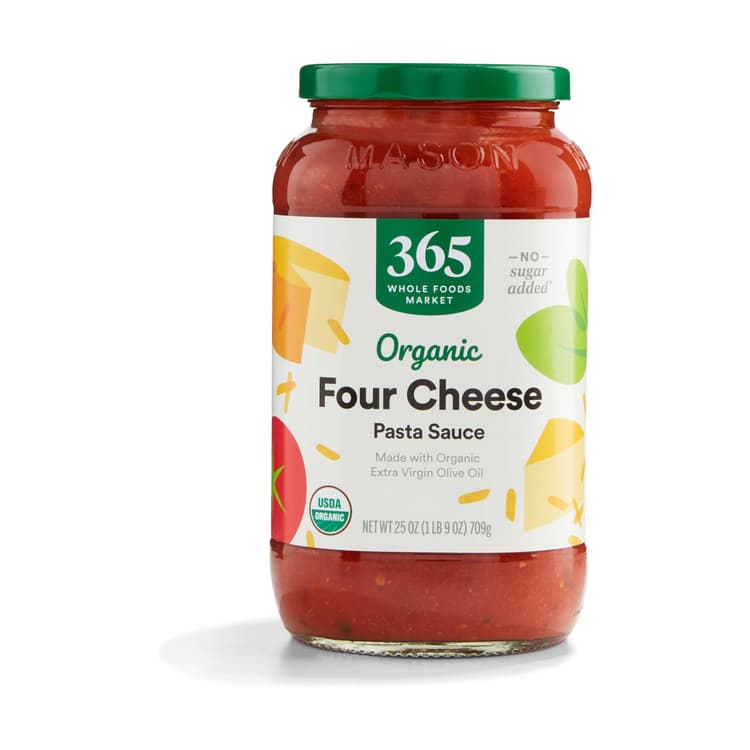 365 By Whole Foods Market Organic Four Cheese Pasta Sauce
