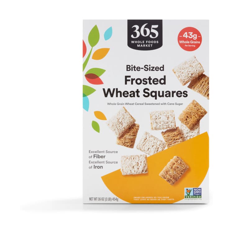 365 By Whole Foods Market Frosted Wheat Squares Cereal (Bite-Sized)