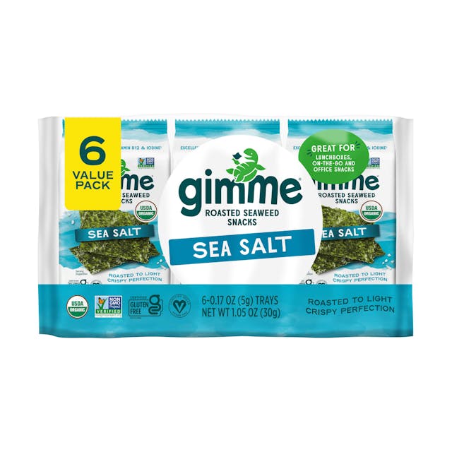 Is it Soy Free? Gimme Organic Roasted Premium Seaweed Snack, Sea Salt