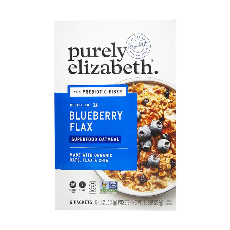 Purely Elizabeth Blueberry Flax Superfood Oatmeal