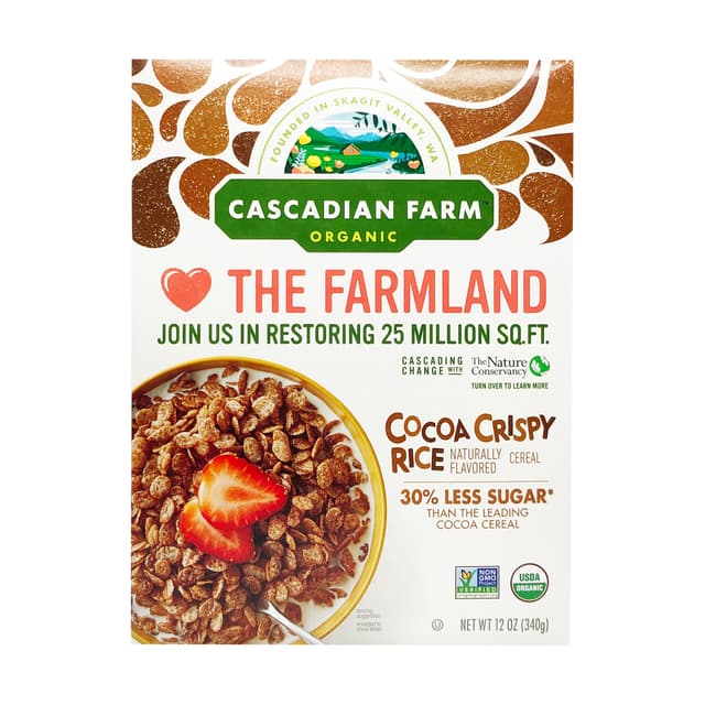 Is it Wheat Free? Cascadian Farm Organic Cocoa Crispy Rice Cereal