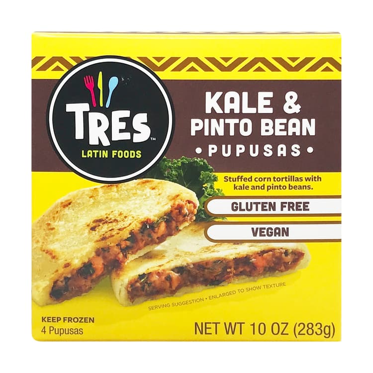 Tres Latin Foods Kale & Pinto Bean Pupusas