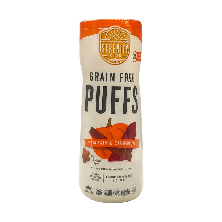 Serenity Kids Grain Free Puffs Pumpkin & Cinnamon