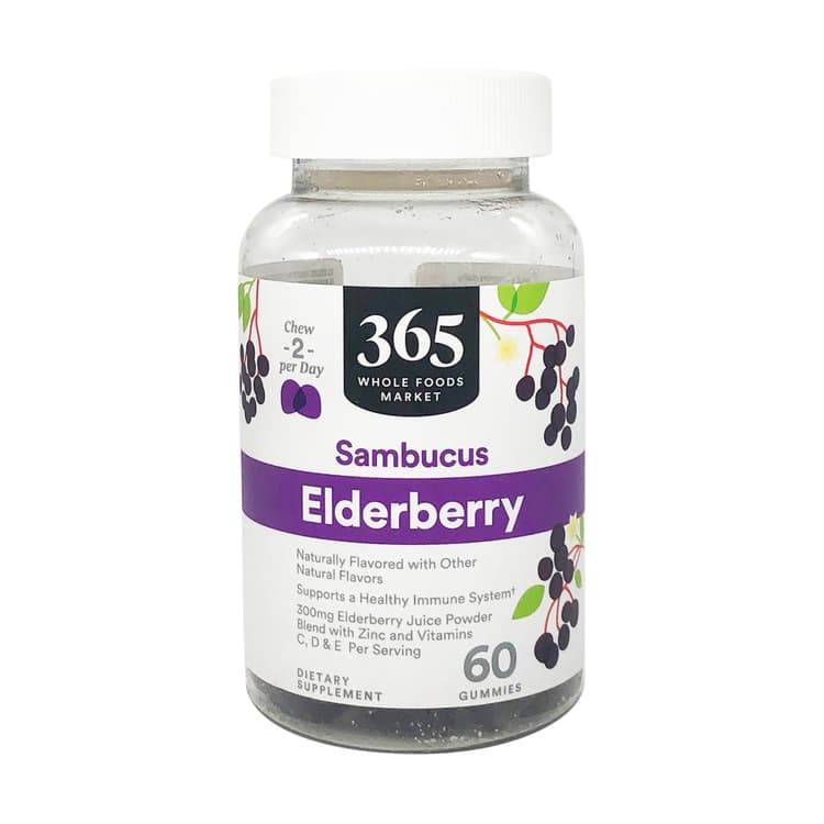 365 By Whole Foods Market Elderberry Gummy, 60 Gummies
