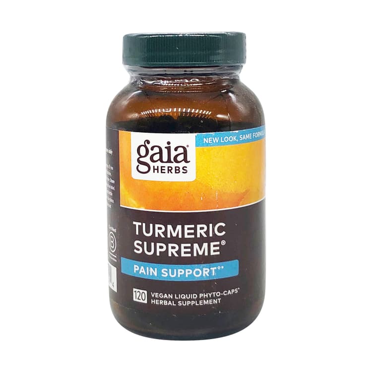 Gaia Herbs Curcumin Synergy Turmeric Supreme Pain Dietary Supplement