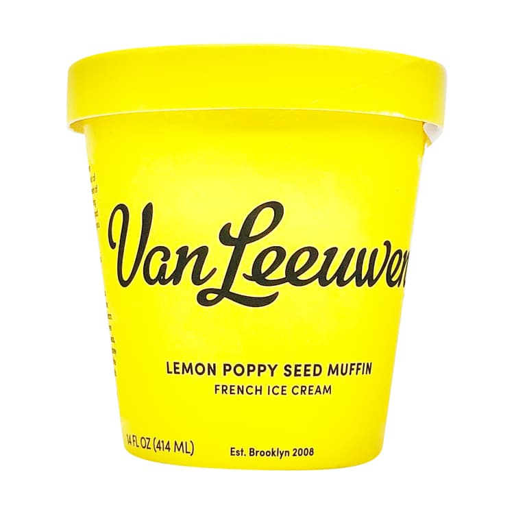 Van Leeuwen Lemon Poppy Seed Muffin Ice Cream