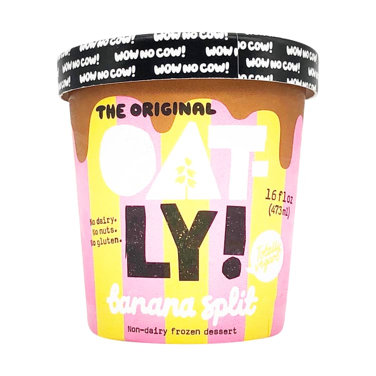 Oatly Banana Split Dessert