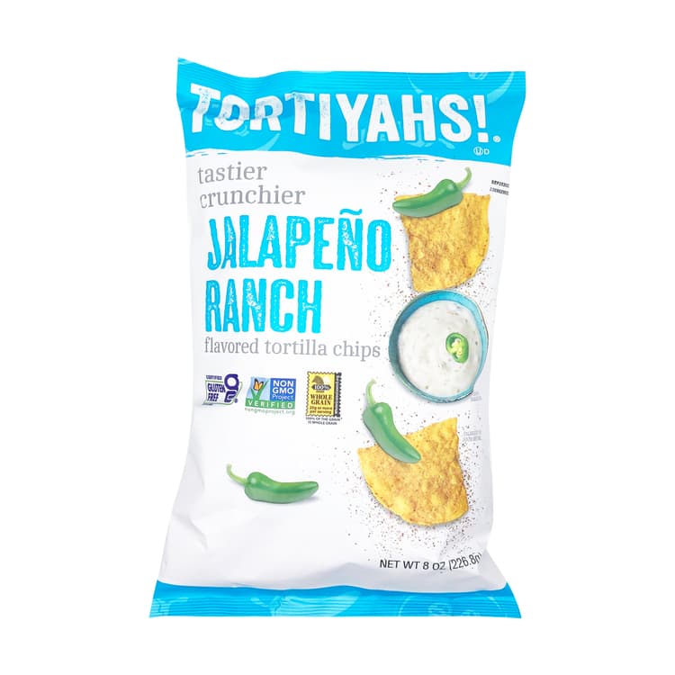Utz'S Tortiyahs Jalapeno Ranch Tortilla Chips