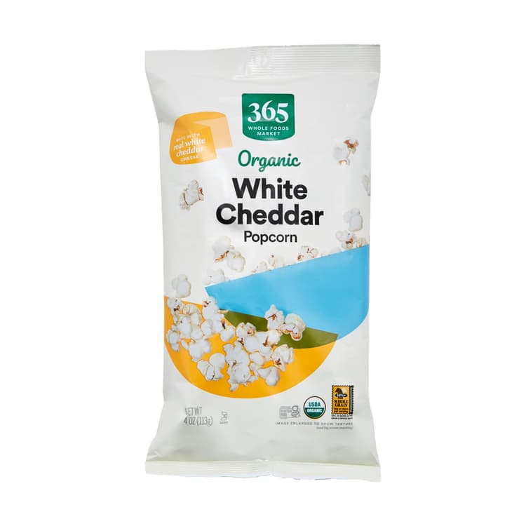 365 By Whole Foods Market Organic White Cheddar Popcorn