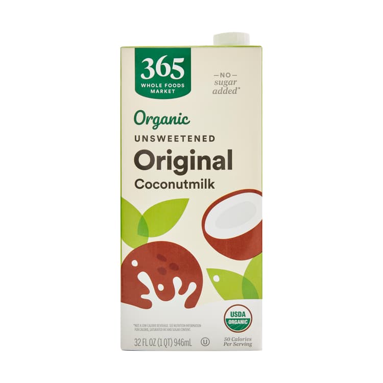 365 Whole Foods Market Organic Unsweetened Original Coconut Milk