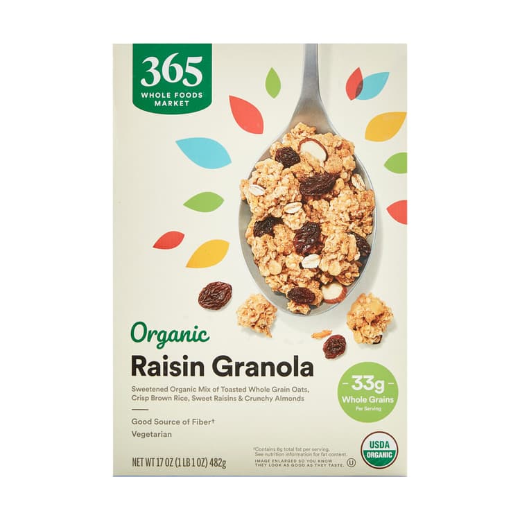 365 By Whole Foods Market Organic Raisin Granola